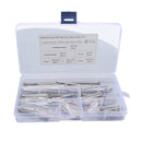 A5494 120 PCS Car U-shape 304 Stainless Steel Cotter Pin Clip Key Fastner Fitting Assortment Kit
