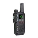 RETEVIS RB618 0.5W PMR446 16CHS License-free Two Way Radio Handheld Walkie Talkie with Dual PTT(Black)