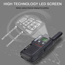 RETEVIS RB618 0.5W PMR446 16CHS License-free Two Way Radio Handheld Walkie Talkie with Dual PTT(Black)