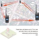 RETEVIS RT85 US Frequency 136.000-174.000MHz+400.000-470.000MHz 200CHS Dual Band Digital Two Way Radio Handheld Walkie Talkie(Black)