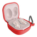 For Samsung Galaxy Buds Live / Pro Bluetooth Earphone Silicone Protective Case with Hook(Red)