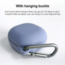 For Samsung Galaxy Buds Live / Pro Bluetooth Earphone Silicone Protective Case with Hook(Black)