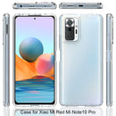 For Xiaomi Redmi Note 10 Pro Shockproof Scratchproof TPU + Acrylic Protective Case(Transparent)
