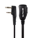 RETEVIS C9003 2 Pin PTT Speaker Microphone Acoustic Tube In-ear Earpiece