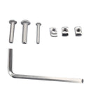 A5558 360 PCS European Standard T-shape Slide Nut with Screw + Wrench