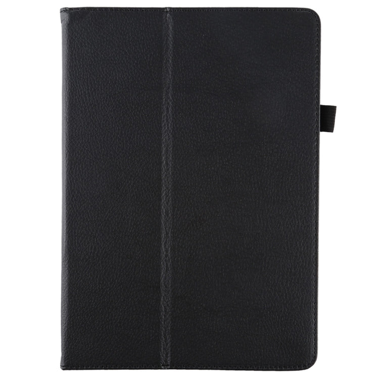 For iPad 10.5 / iPad 10.2 2021 / 2020 / 2019 Litchi Texture Horizontal Flip Leather Case with Holder(Black)