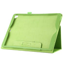 For iPad 10.5 / iPad 10.2 2021 / 2020 / 2019 Litchi Texture Horizontal Flip Leather Case with Holder(Green)