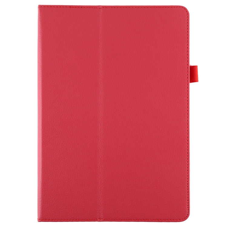 For iPad 10.5 / iPad 10.2 2021 / 2020 / 2019 Litchi Texture Horizontal Flip Leather Case with Holder(Red)