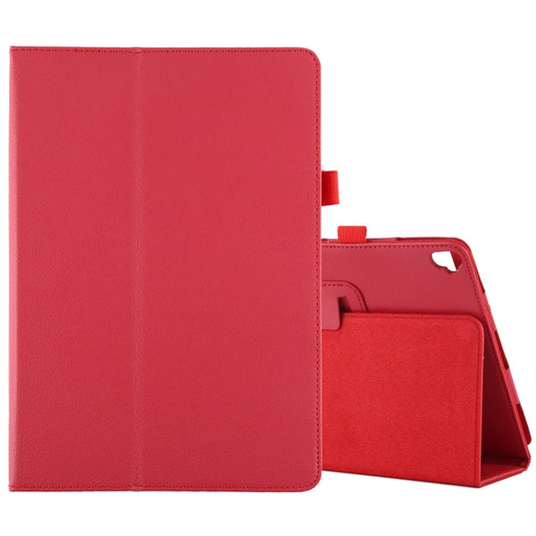 For iPad 10.5 / iPad 10.2 2021 / 2020 / 2019 Litchi Texture Horizontal Flip Leather Case with Holder(Red)