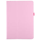 For iPad 10.5 / iPad 10.2 2021 / 2020 / 2019 Litchi Texture Horizontal Flip Leather Case with Holder(Pink)