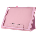 For iPad 10.5 / iPad 10.2 2021 / 2020 / 2019 Litchi Texture Horizontal Flip Leather Case with Holder(Pink)