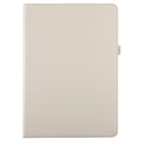 For iPad 10.5 / iPad 10.2 2021 / 2020 / 2019 Litchi Texture Horizontal Flip Leather Case with Holder(White)
