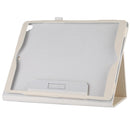 For iPad 10.5 / iPad 10.2 2021 / 2020 / 2019 Litchi Texture Horizontal Flip Leather Case with Holder(White)
