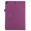 For iPad 10.5 / iPad 10.2 2021 / 2020 / 2019 Litchi Texture Horizontal Flip Leather Case with Holder(Purple)