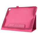For iPad 10.5 / iPad 10.2 2021 / 2020 / 2019 Litchi Texture Horizontal Flip Leather Case with Holder(Rose Red)