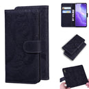 For OPPO Reno 5 4G / Reno 5 5G Tiger Embossing Pattern Horizontal Flip Leather Case with Holder & Card Slots & Wallet(Black)