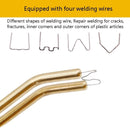 H50 Car Bumper Crack Repair Welding Machine Plastic Welding Nail Artifact, EU Plug(Black)