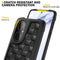 For Huawei P50 3D Embossed PU + PC + TPU Skidproof Shockproof Case(Black)
