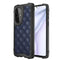 For Huawei P50 3D Embossed PU + PC + TPU Skidproof Shockproof Case(Blue)