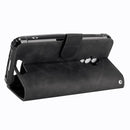 For Blackview BV6600 Solid Color Skin Feel Magnetic Buckle Horizontal Flip Calf Texture PU Leather Case with Holder & Card Slots & Wallet(Black)