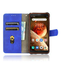 For Blackview BV6600 Solid Color Skin Feel Magnetic Buckle Horizontal Flip Calf Texture PU Leather Case with Holder & Card Slots & Wallet(Blue)