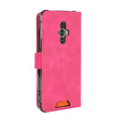 For Blackview BV6600 Solid Color Skin Feel Magnetic Buckle Horizontal Flip Calf Texture PU Leather Case with Holder & Card Slots & Wallet(Rose Gold)