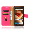 For Blackview BV6600 Solid Color Skin Feel Magnetic Buckle Horizontal Flip Calf Texture PU Leather Case with Holder & Card Slots & Wallet(Rose Gold)