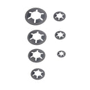A5708 320 PCS Torx Bearing Clamp Retaining Ring Manganese Steel Quick Speed Locking Washer