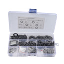 A5718 684 PCS 9 Sizes Black Carbon Steel Flat Washers Set