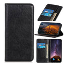 For Sony Xperia 5 III Magnetic Crazy Horse Texture Horizontal Flip Leather Case with Holder & Card Slots & Wallet(Black)