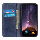 For Sony Xperia 5 III Magnetic Crazy Horse Texture Horizontal Flip Leather Case with Holder & Card Slots & Wallet(Blue)