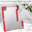 Three-folding Acrylic TPU + PU Leather Horizontal Flip Tablet Case with Holder & Pen Slot & Sleep / Wake-up Function For iPad Pro 11 (2021/2020/2018)(Red)