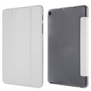 Silk Texture Three-fold Horizontal Flip Leather Case with Holder For Samsung Galaxy Tab A7 Lite 8.7 T220 / T225(White)