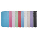 Silk Texture Three-fold Horizontal Flip Leather Case with Holder For Samsung Galaxy Tab A7 Lite 8.7 T220 / T225(Red)