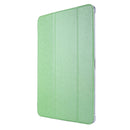 Silk Texture Three-fold Horizontal Flip Leather Tablet Case with Holder & Pen Slot For iPad Pro 12.9 (2021)(Green)