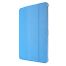 Silk Texture Three-fold Horizontal Flip Leather Tablet Case with Holder & Pen Slot For iPad Pro 12.9 (2021)(Sky Blue)
