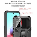 For OPPO A94 Armor Warrior Shockproof PC + TPU Protective Case(Black)