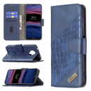 For Nokia G20 / G10 Matching Color Crocodile Texture Horizontal Flip PU Leather Case with Wallet & Holder & Card Slots(Blue)