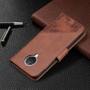 For Nokia G20 / G10 Matching Color Crocodile Texture Horizontal Flip PU Leather Case with Wallet & Holder & Card Slots(Brown)