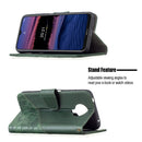 For Nokia G20 / G10 Matching Color Crocodile Texture Horizontal Flip PU Leather Case with Wallet & Holder & Card Slots(Green)