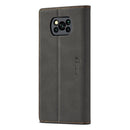 For Xiaomi Poco X3 / X3 NFC / X3 Pro Forwenw F1 Series Matte Strong Magnetism Horizontal Flip Leather Case with Holder & Card Slots & Wallet & Photo Frame(Black)