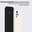 For vivo X50 Pro Solid Color Imitation Liquid Silicone Straight Edge Dropproof Full Coverage Protective Case(Blue)