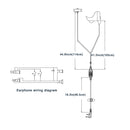 RETEVIS R-161 2 Pin Finger PTT Vibration Conduction Ear Bone Earphone Microphone for H-777/RT7/RT3/RT8