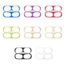 For Apple AirPods Pro Wireless Earphone Protective Case Metal Protective Sticker(Black)