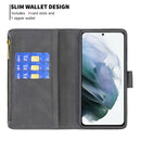 For Samsung Galaxy S21 FE Flying Butterfly Embossing Pattern Zipper Horizontal Flip Leather Case with Holder & Card Slots & Wallet(Black)