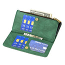 For Samsung Galaxy S21 FE Flying Butterfly Embossing Pattern Zipper Horizontal Flip Leather Case with Holder & Card Slots & Wallet(Green)
