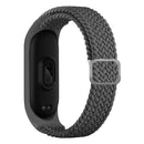For Xiaomi Mi Band 6 / 5 / 4 / 3 Adjustable Nylon Braided Elasticity Watch Band(Grey)