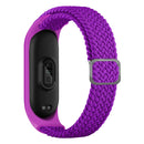 For Xiaomi Mi Band 6 / 5 / 4 / 3 Adjustable Nylon Braided Elasticity Watch Band(Purple)