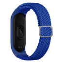 For Xiaomi Mi Band 6 / 5 / 4 / 3 Adjustable Nylon Braided Elasticity Watch Band(Blue)
