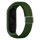For Xiaomi Mi Band 6 / 5 / 4 / 3 Adjustable Nylon Braided Elasticity Watch Band(Green)